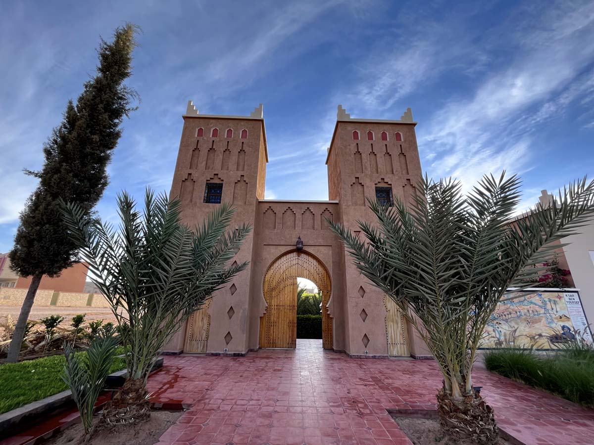 Entré KBY Entré de l'hôtel Ksar Ben Youssef à Ouarzazate